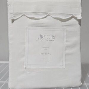 Armoire Collection Coquette White Sheet Set Twin / Twin XL